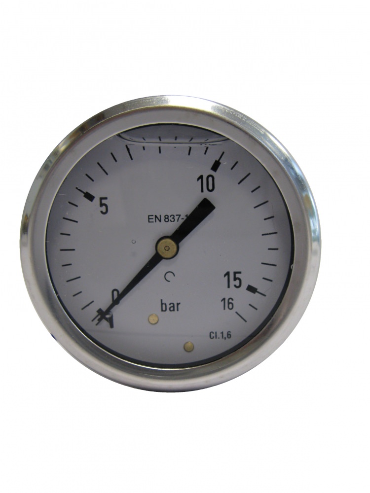 Manometer 025 bar glyc. aa Manometer Eigen merk