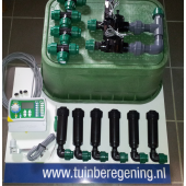 Complete beregenings set voor 2 groepen a 3 sproeiers