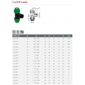 PE T-stuk 20 x 3/4 bui.dr.