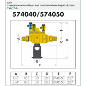 Terugstroombeveiliger type 574 ba 3/4"