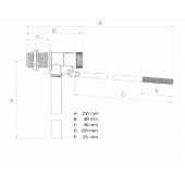 Vlotterventiel messing 1/2‘‘